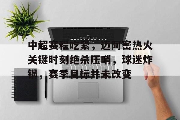 开云主页-包含中超赛程吃紧，迈阿密热火关键时刻绝杀压哨，球迷炸锅，赛季目标并未改变的词条